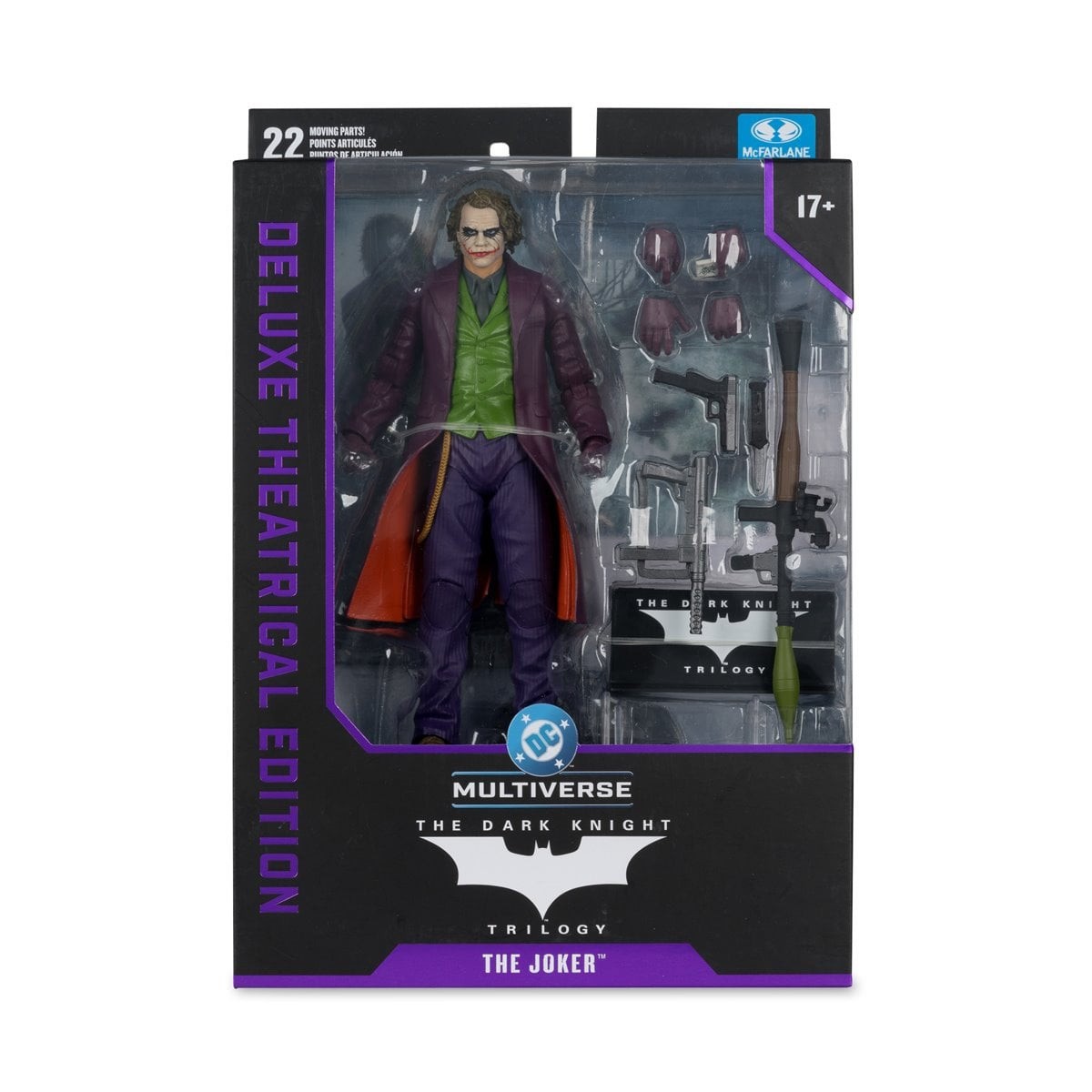 McFarlane DC Multiverse Heath Joker Dark Knight 7″ Action Figure Theatrical NEW!