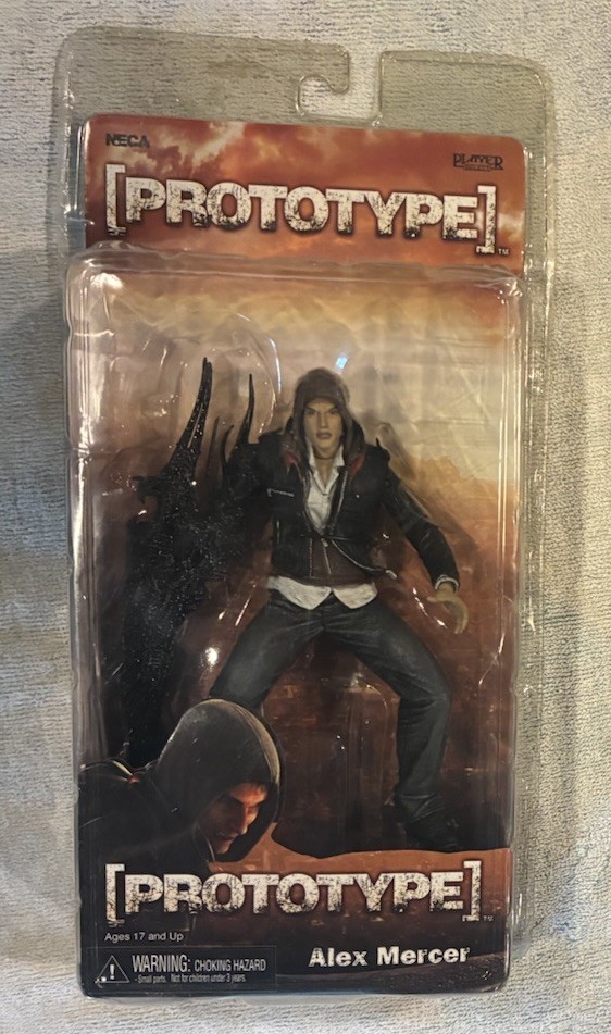 NECA Prototype Alex Mercer 7” Action Figure Player Activision New MISB 2009