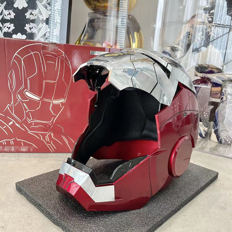 1:1 AUTOKING Iron Man MK5 Helmet Wearable Mask Voice Control Cosplay Props Gift