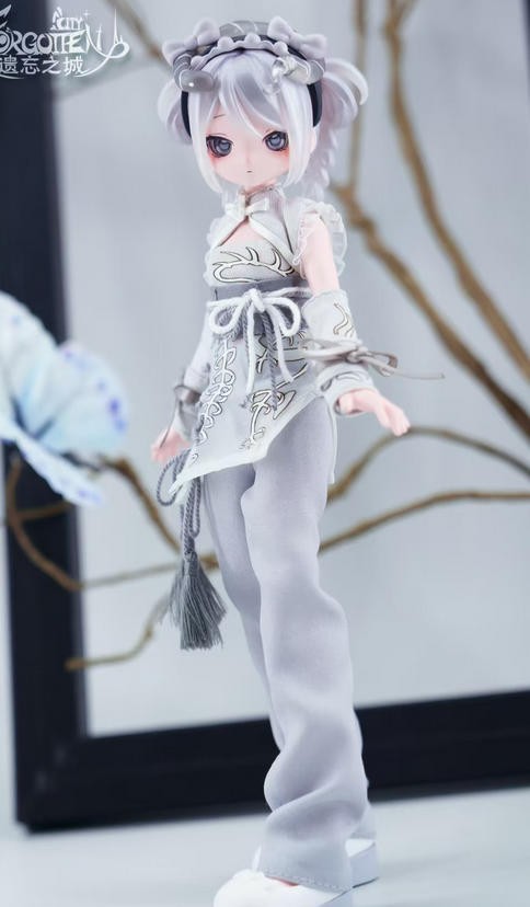 Pre-Sale Forgotten City Silvery Snake 6.8In Bjd Dressable Action Figure Gift