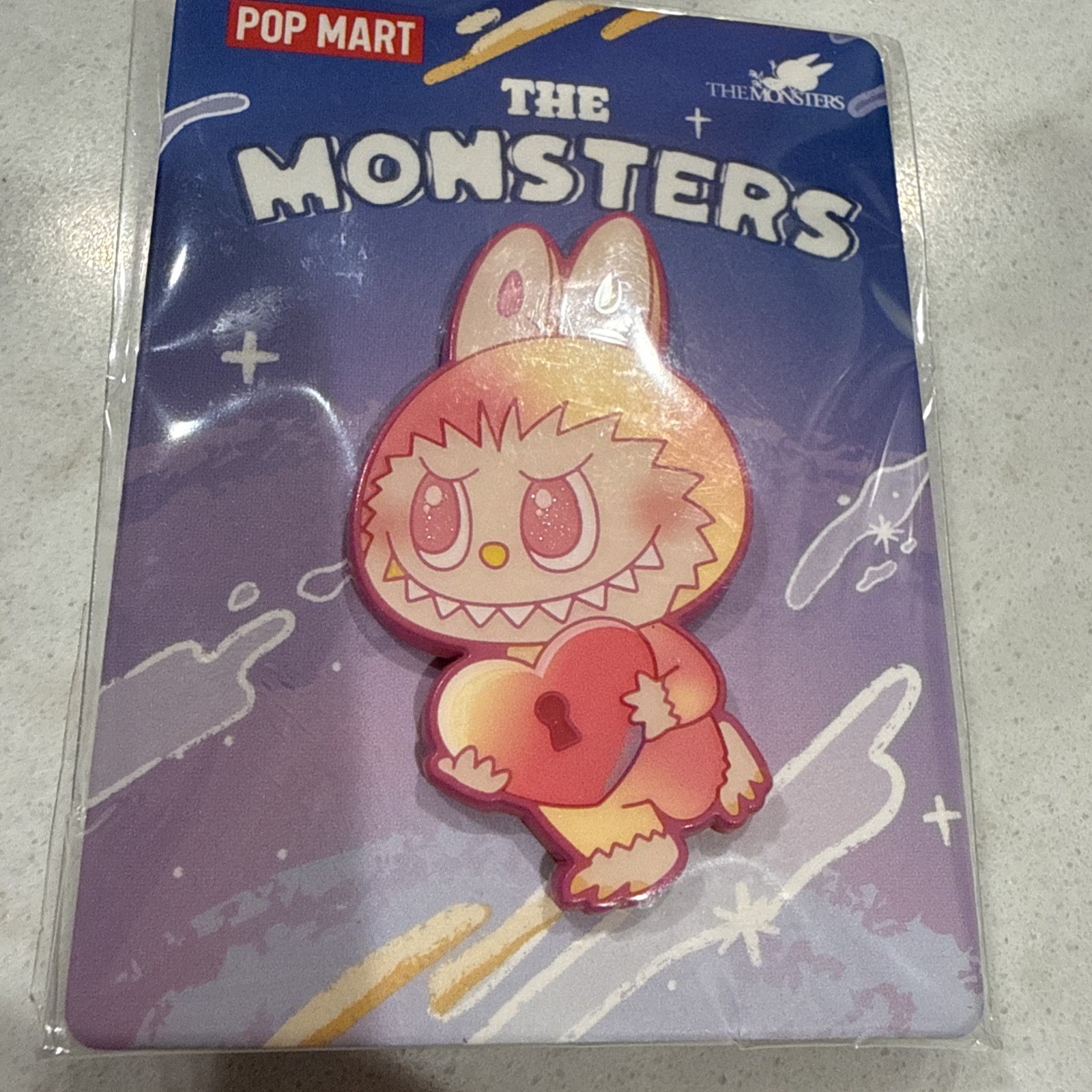Pop Mart The Monsters Labubu Big Into Energy Series Badge Pin RARE – Loyalty
