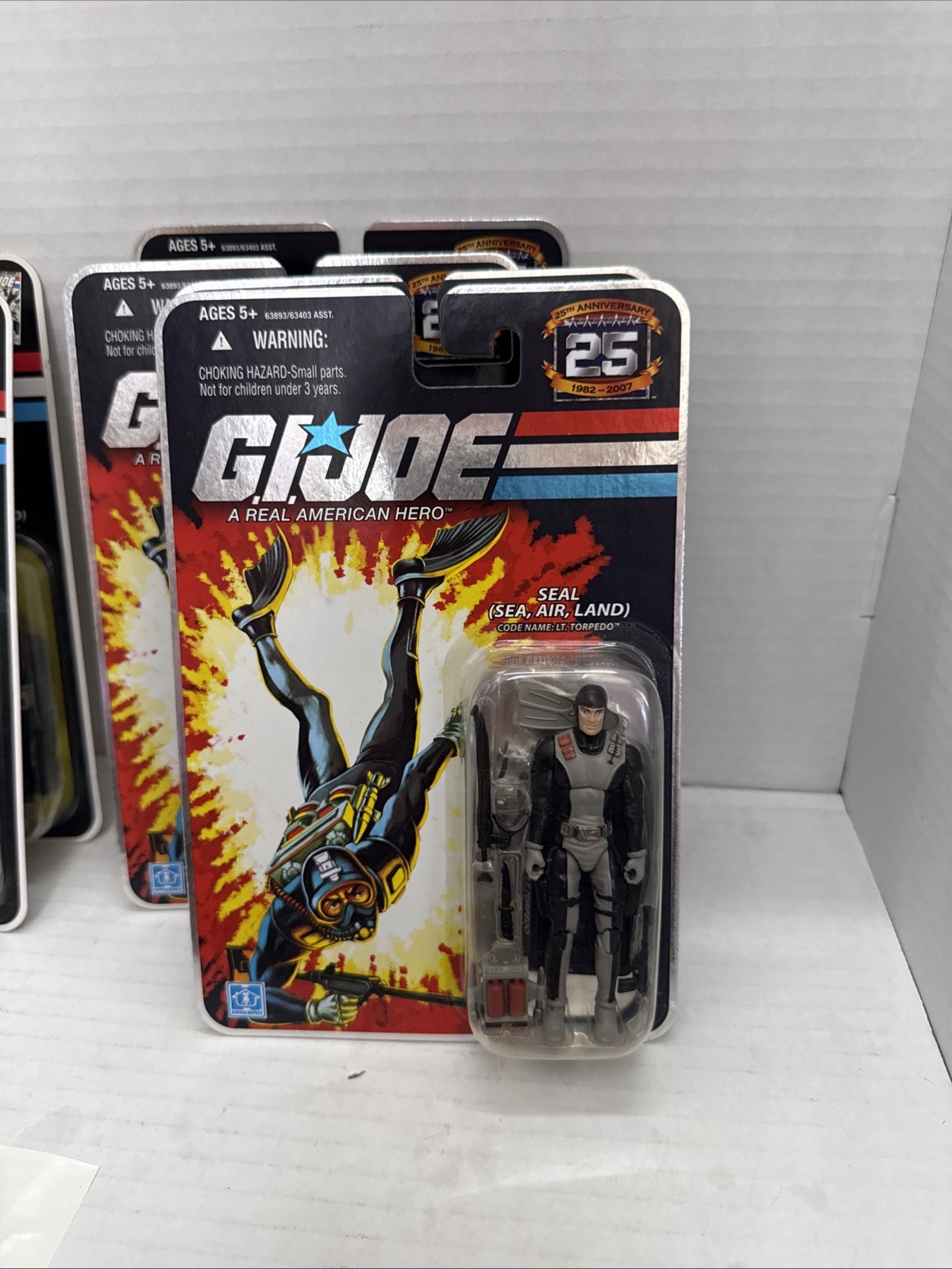 GI Joe 25th Anniversary Lt. Torpedo Seal (Sea, Air, Land)