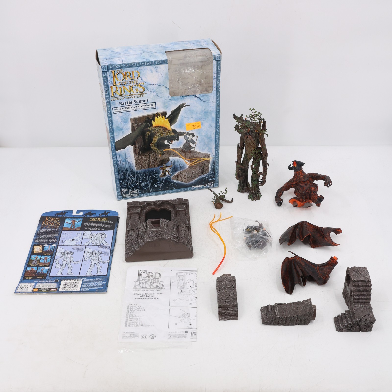 LOT Lord of the Rings Bridge at Khazad-dum with Balrog 48300 & Treebeard Action
