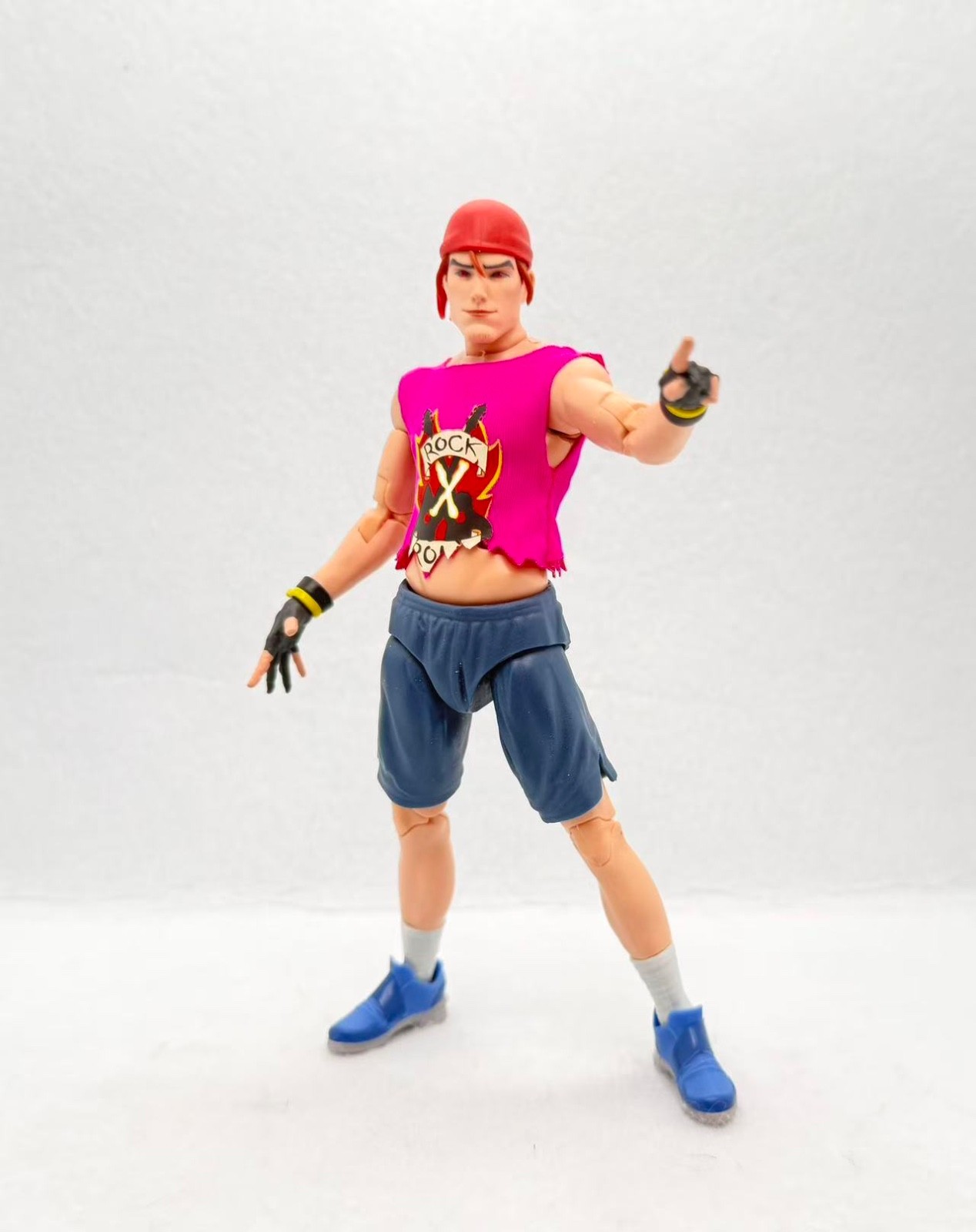 SU-GMBT-SHT: 1/12 Pink Crop Top Shirt for Marvel Legends Gambit