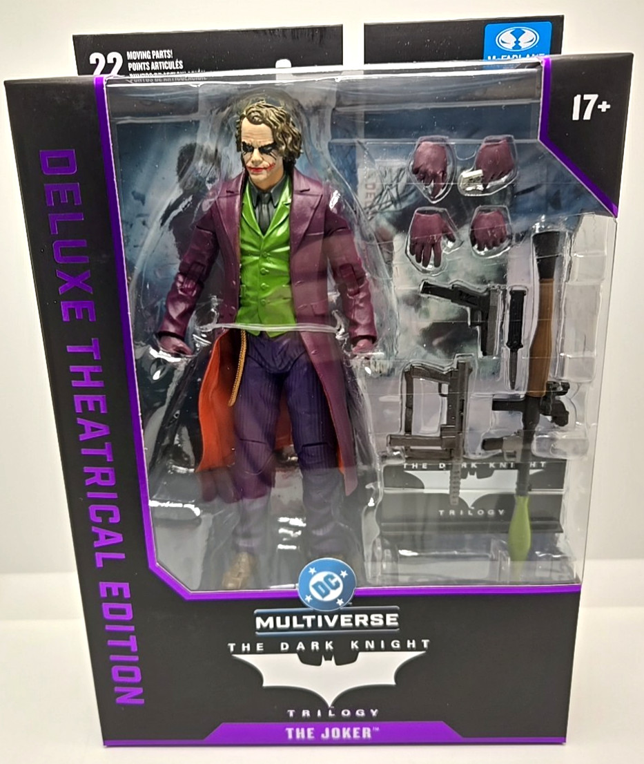 McFarlane DC Multiverse The Joker Dark Knight Deluxe Theatrical Trilogy 2026