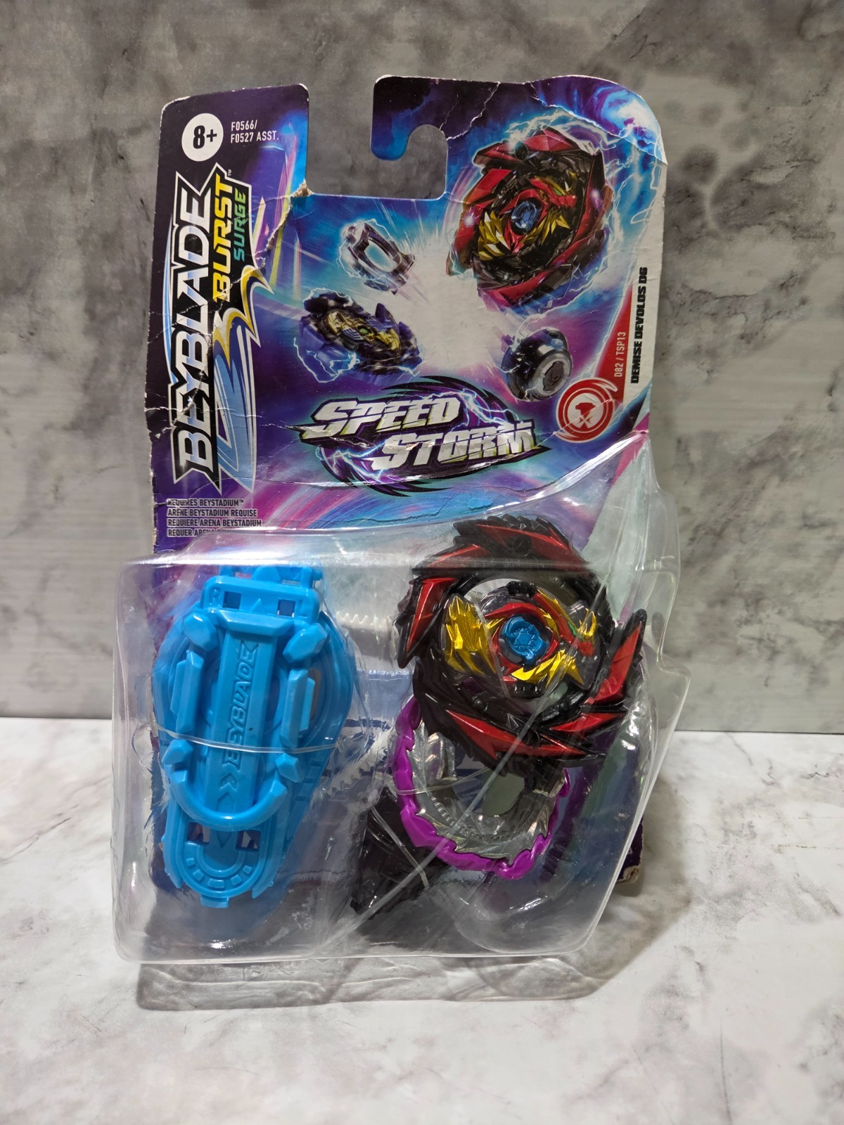 Beyblade Burst Surge Speed Storm D82/TSP13 Demise Devolos D6