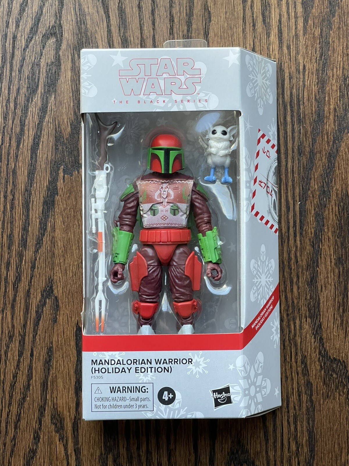 Star Wars Black Series 6-inch Holiday Edition Mandalorian Warrior Exclusive