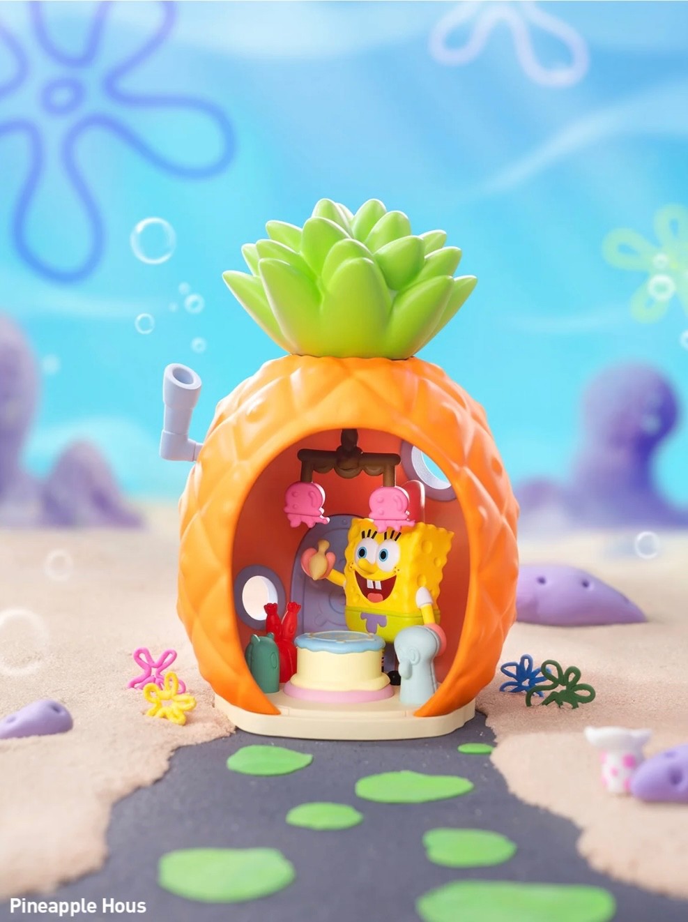(US) SPONGEBOB Carnival Anniversary Series Scene Sets 100% Authentic Pop Mart