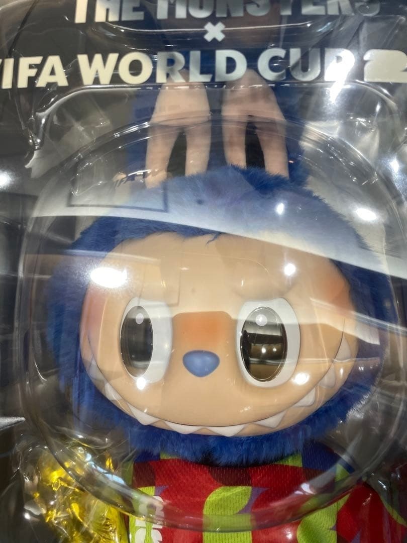 POP MART Labubu FIFA Catch the Win Vinyl Plush Doll 38cm Limited