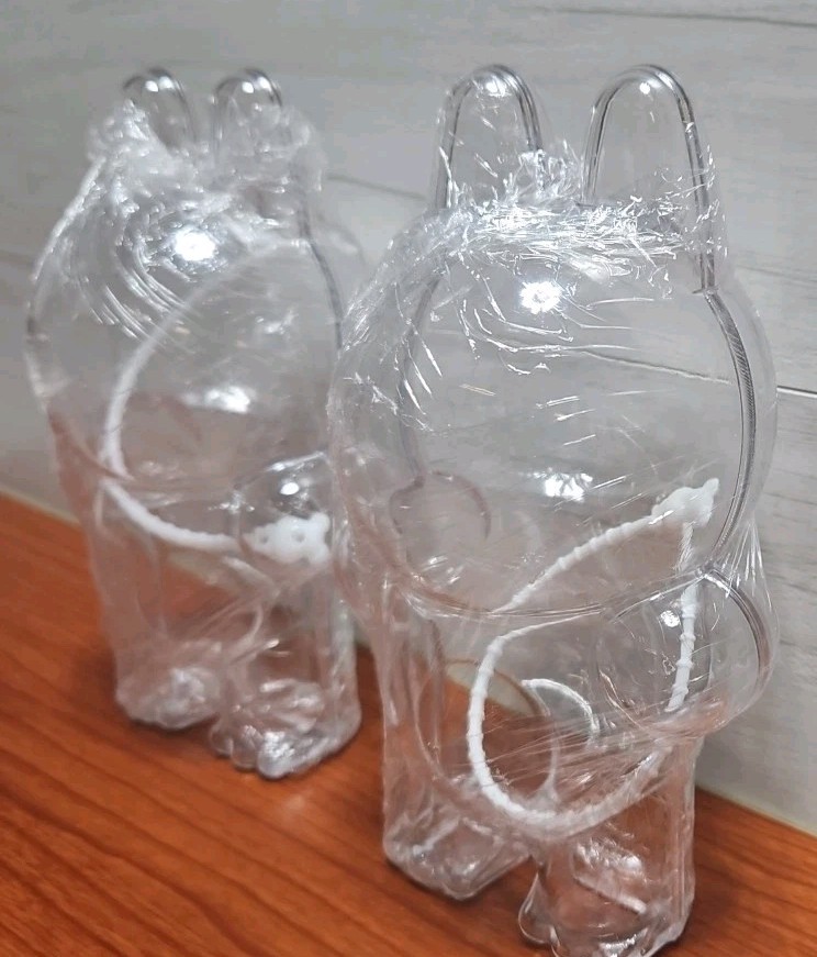 Clear Protective Case for Labubu, Shell Dustproof Display Cover, Set Of 2 Cases