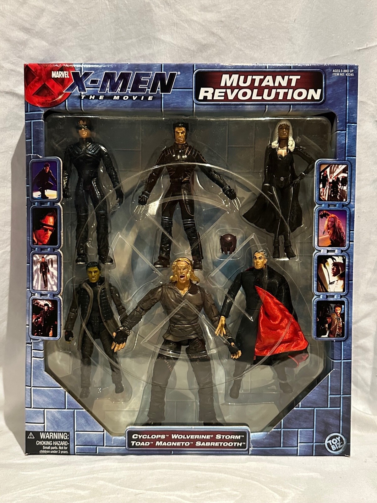 ToyBiz Marvel X-MEN Movie MUTANT REVOLUTION Cyclops Wolverine Storm LEGENDS NEW