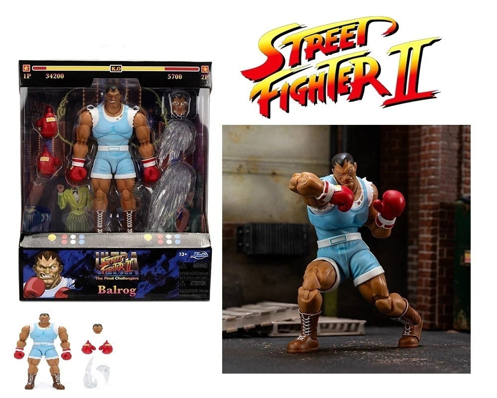 Jada Ultra Street Fighter II The Final Challengers Set of 2, Balrog & E. Honda