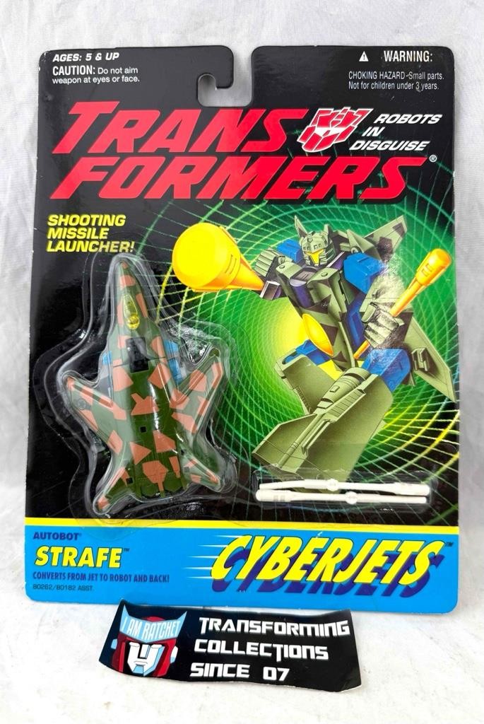 Transformers Original 1993 G2 Cyberjets Strafe MOSC