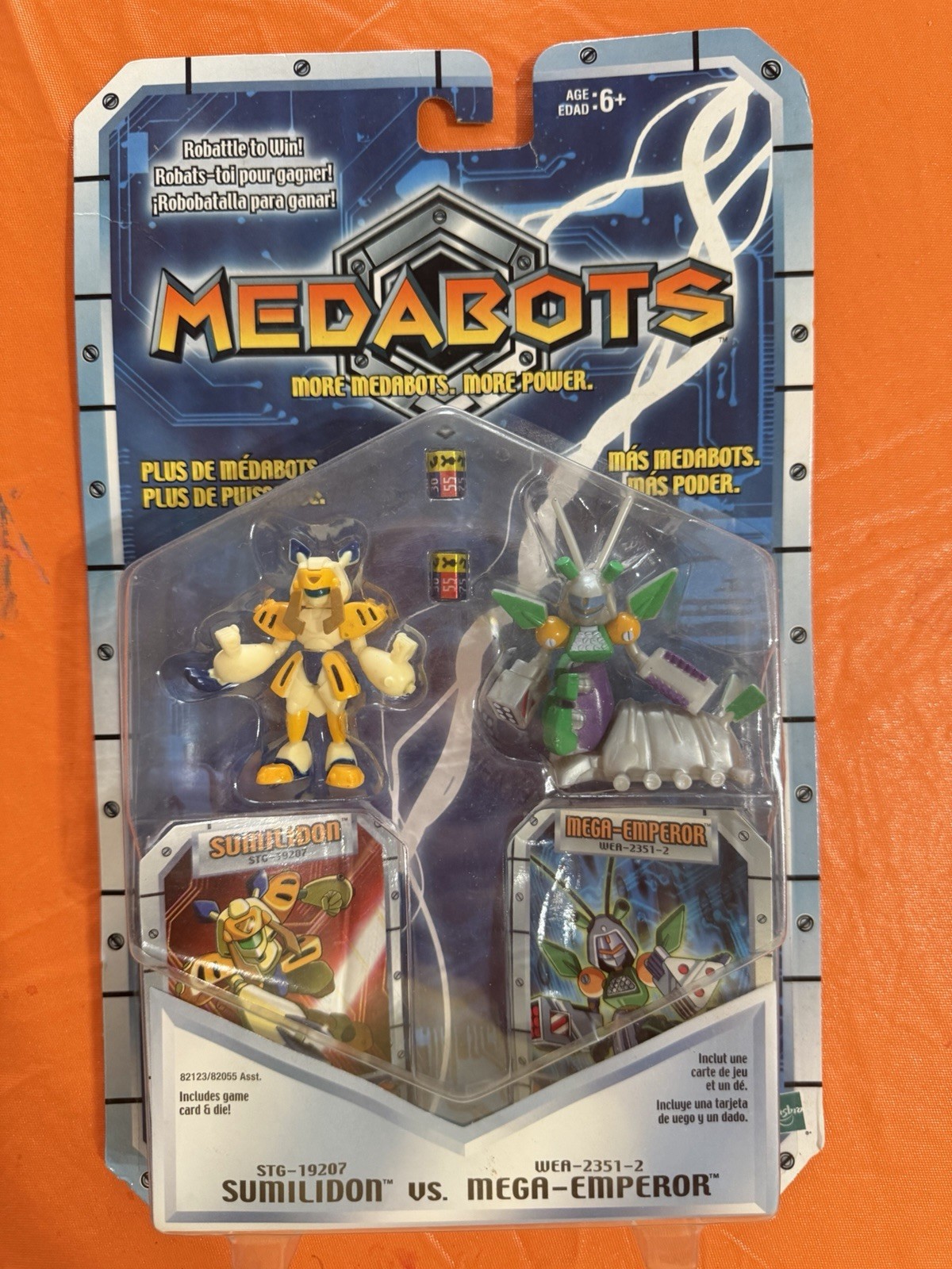 Medabots Sumilidon vs Mega-Emperor Action Figure Set w/ Game Card, Die Boxed