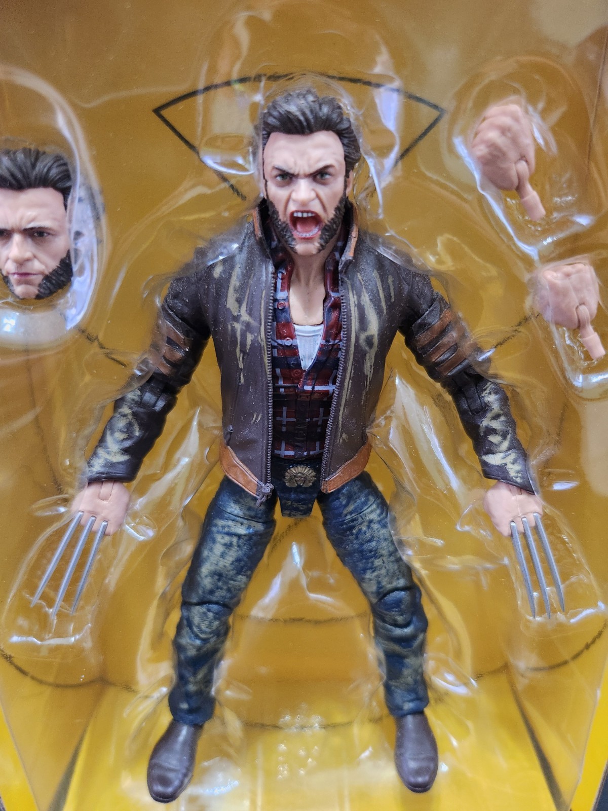 WOLVERINE Marvel Legends Hasbro 2020 6″ Hugh Jackman Leather Jacket Logan Loose