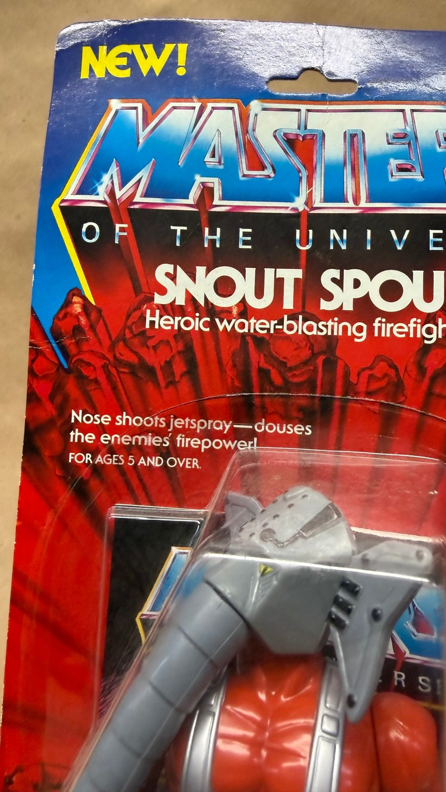 Vtg Original 1985 SNOUT SPOUT MOTU Masters of the Universe 2803 Sealed MOC