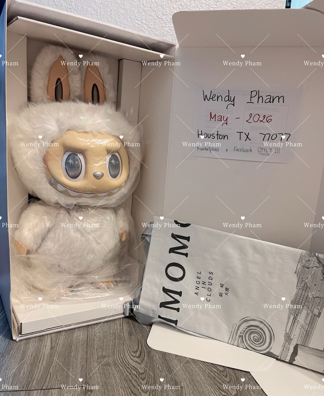 LABUBU Zimomo – Angel In Clouds (minor Defects On The Nose, Still Sealed)
