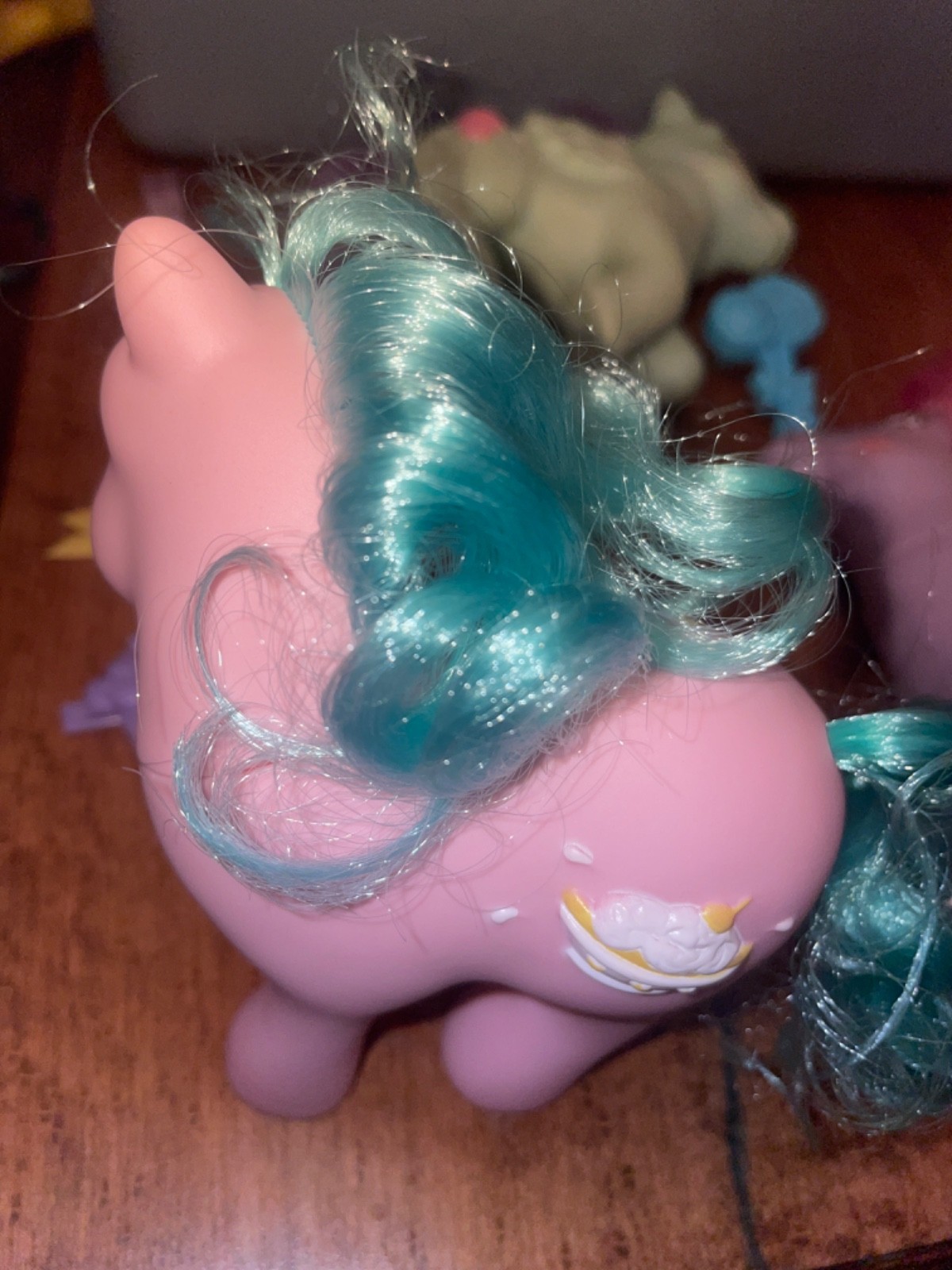 G1 My Little Pony MLP Sundae Best Banana Sherbet Peppermint And Accessories Lot