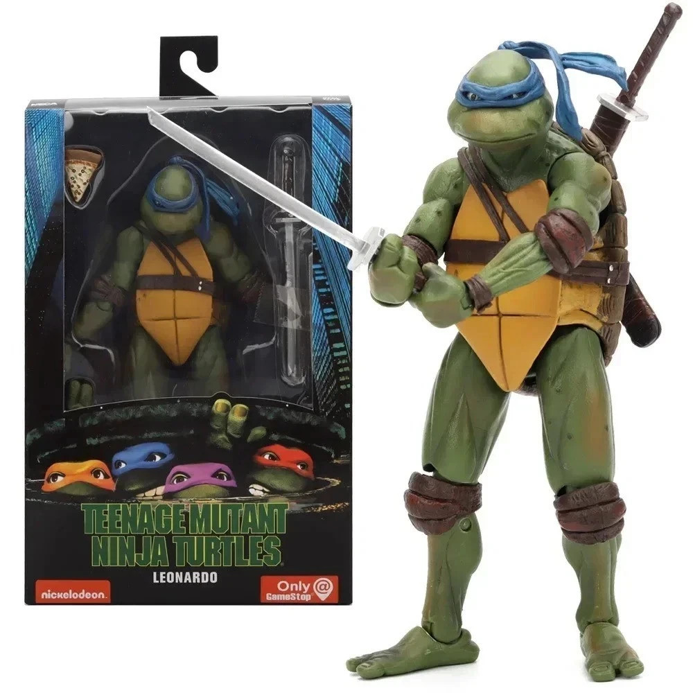NECA Ninja Turtles 1990 Movie TMNT Teenage Toys Mutant 7″ Action Figure – BNIB