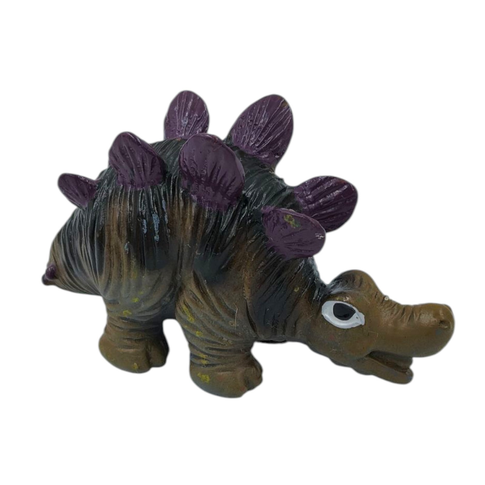 HTF Toy Major Stegosaurus Dinosaur Rubber Squishy Squeeze Figure 2004