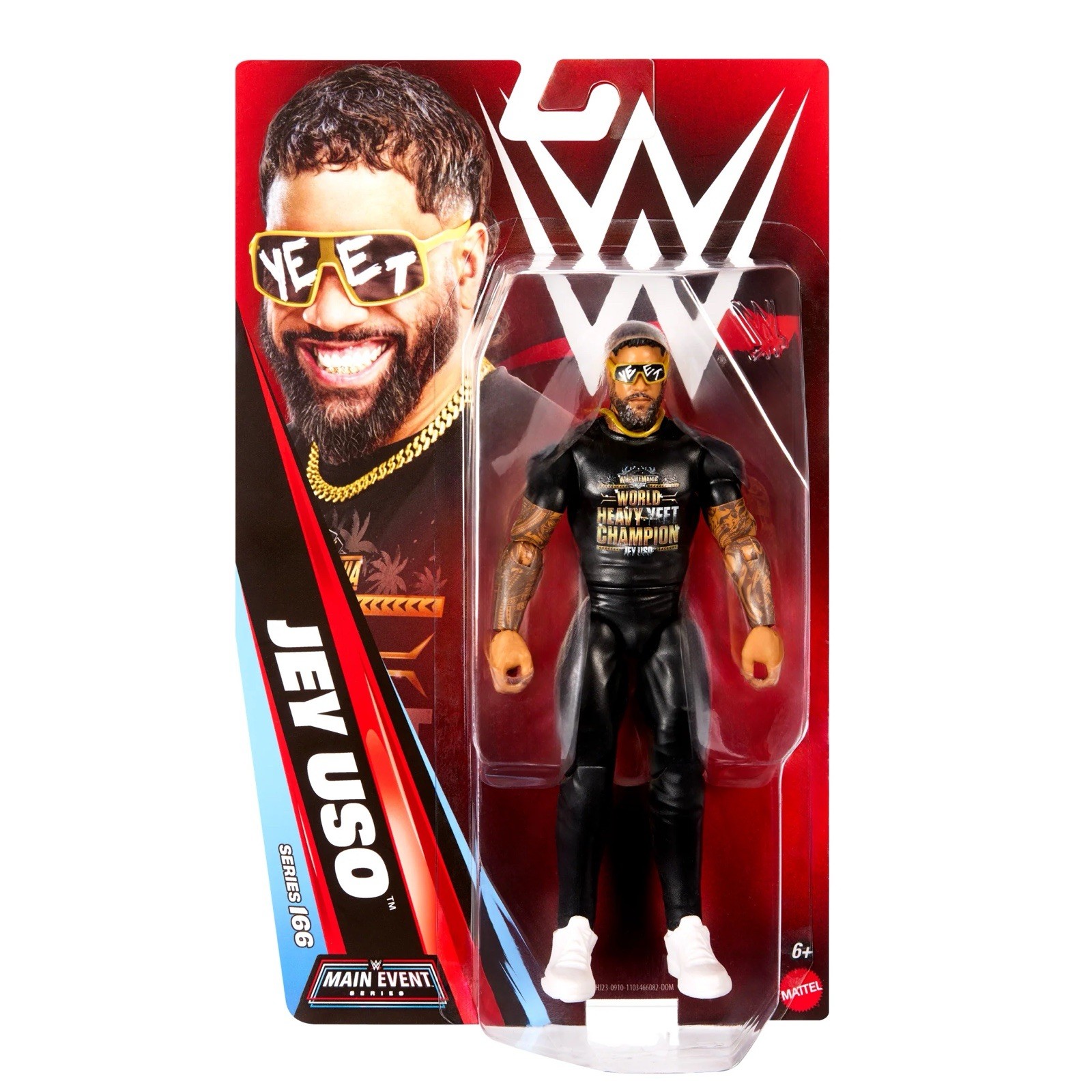 Jey Uso WWE Mattel Main Event Basic Series 166 Wrestling Figure