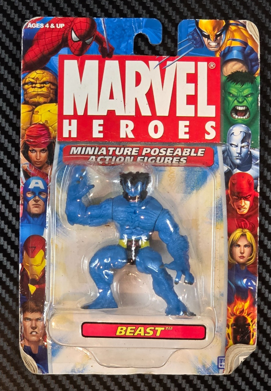 Toybiz Marvel Heroes Beast Miniature Poseable Action Figure #71582 *Read