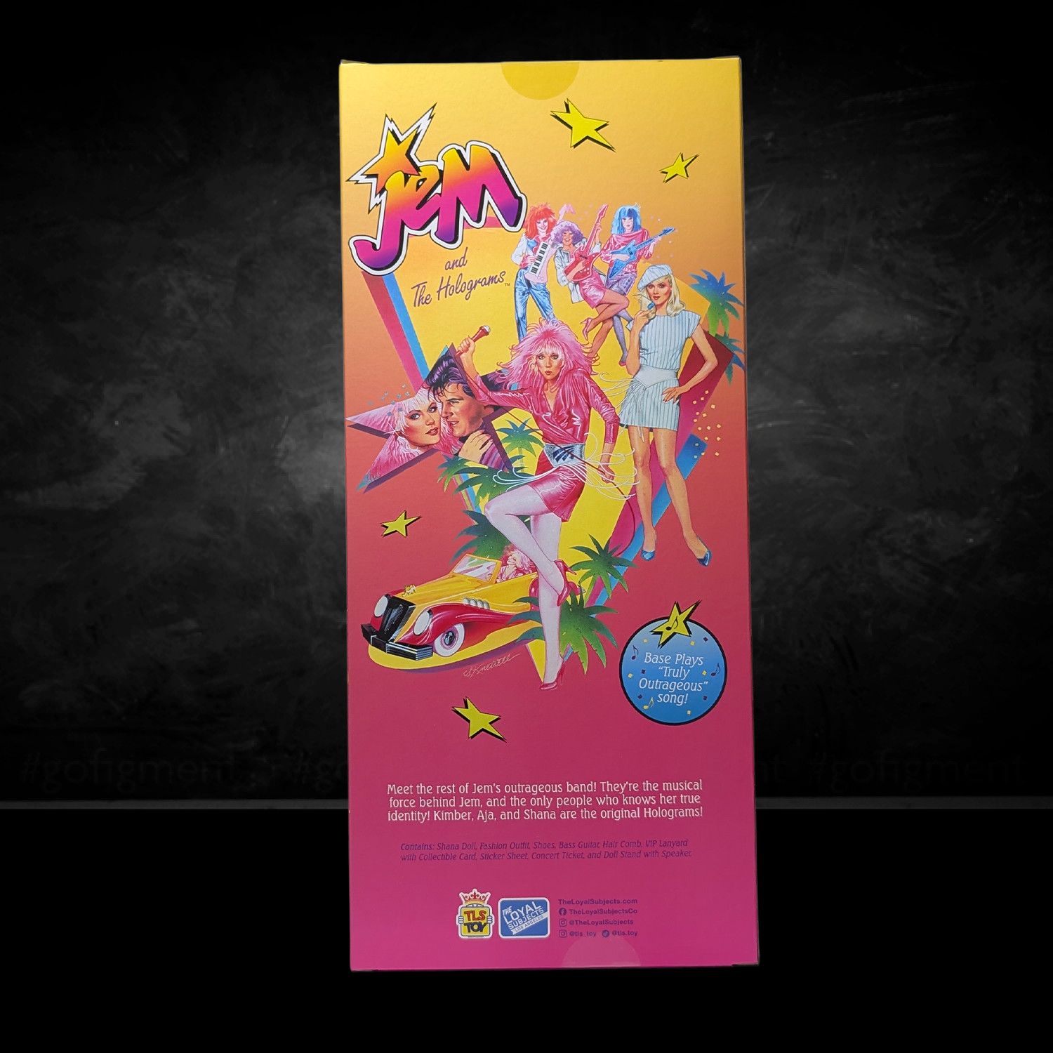 Jem and the Holograms Aja Leith 12-Inch Fashion Doll The Loyal Subjects 2025