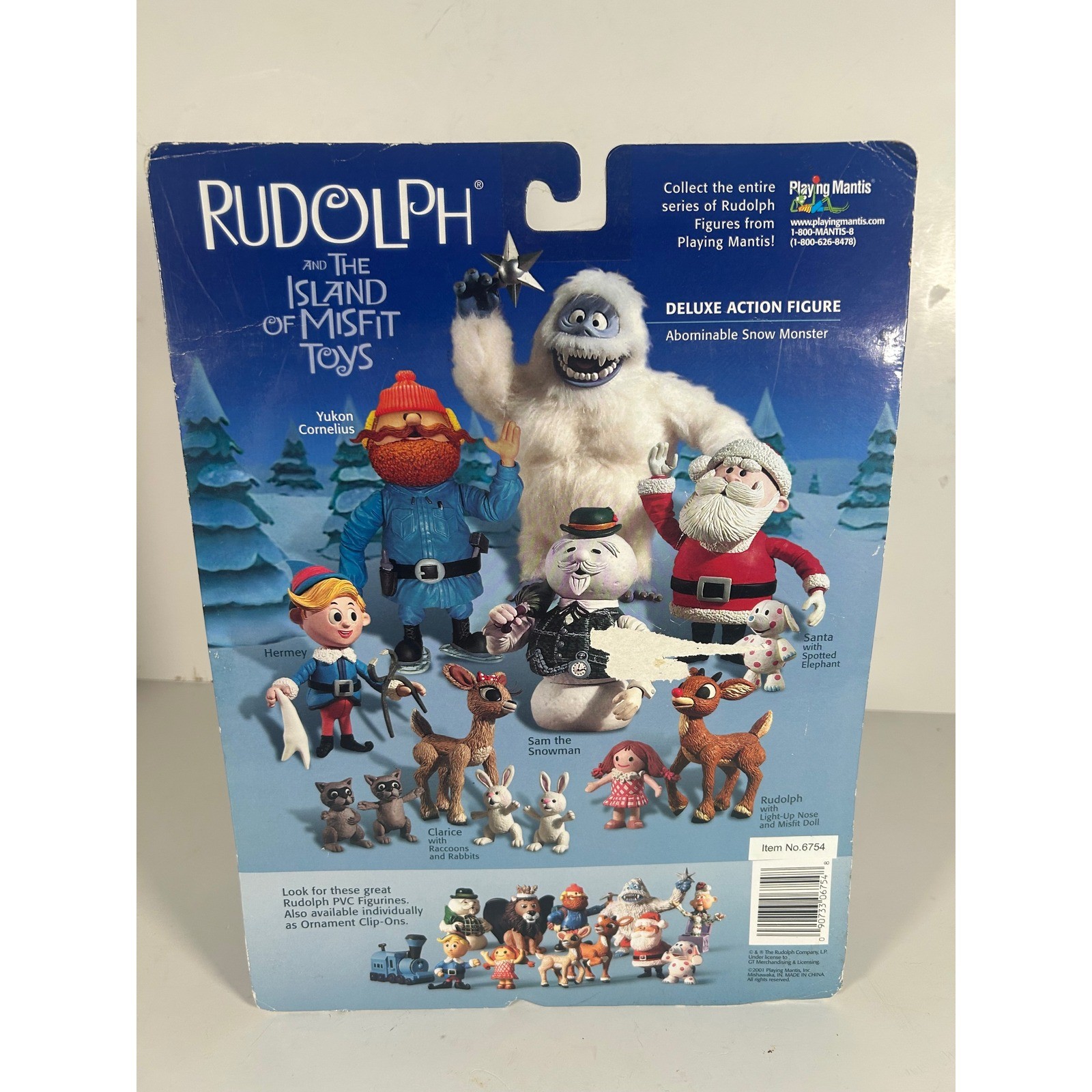 Playing Mantis Rudolph Abominable Snow Monster Bumble Deluxe Action Figure As Is