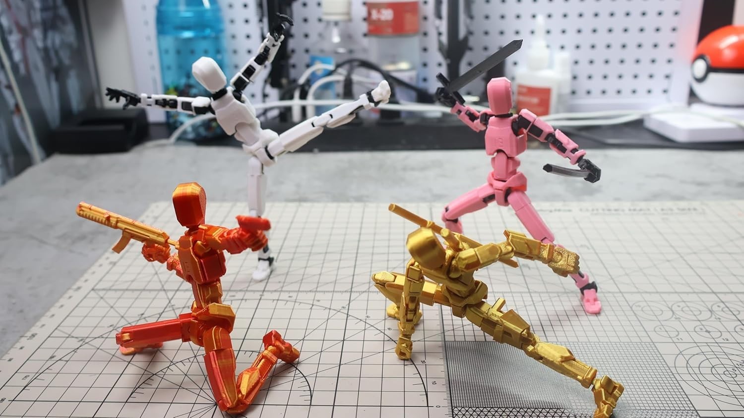 Assembly Completed T13 Action Figure, Titan 13 3D Printed Action Figure, 3D P…