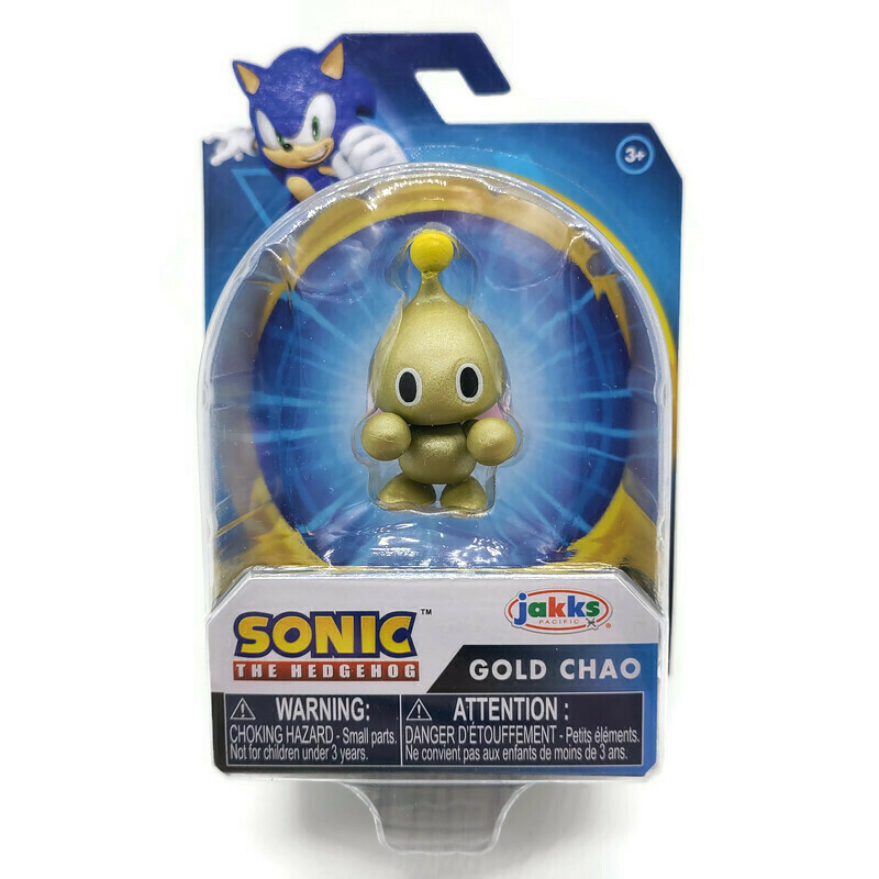 Sonic The Hedgehog Gold Chao Action Figure 1.75″ 2021 New Unopened Free Shipping