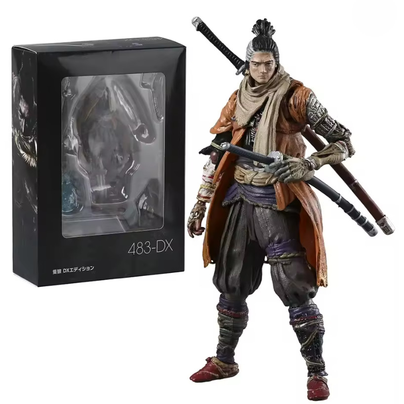 Figma 483-DX Sekiro Shadows Die Twice One Armed Wolf Shinobi 6″ Action Figure
