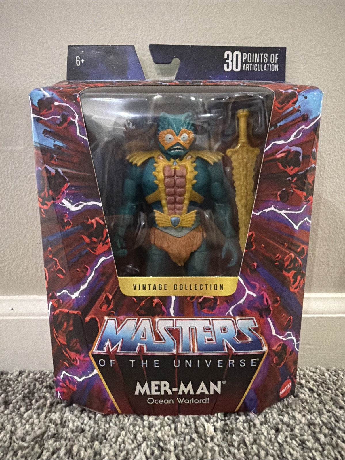 Masters of The Universe Masterverse Vintage Collection MER-MAN Ocean Warlord