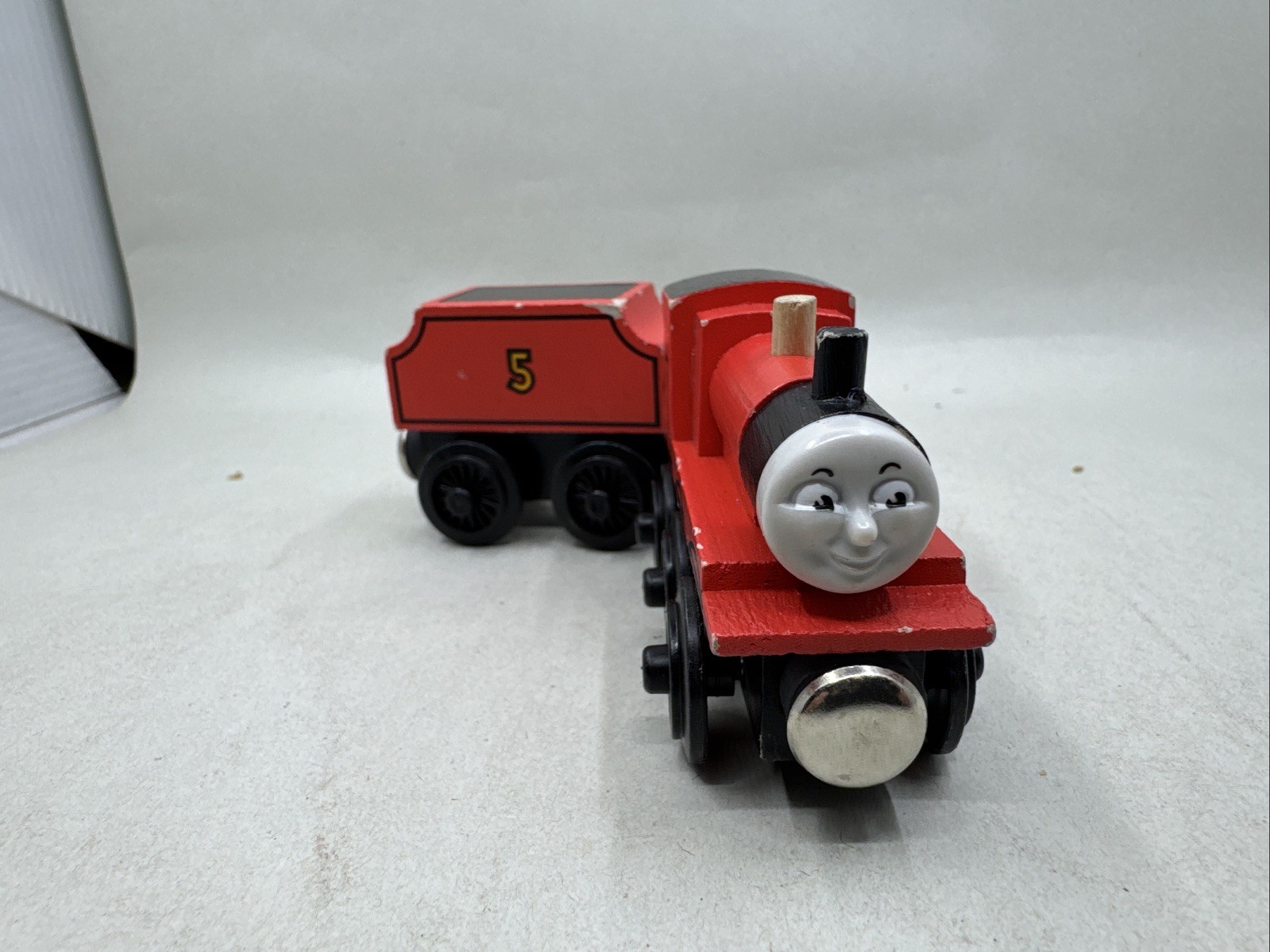 JAMES with UNPAINTED STACK! 1st Edition! Flat Magnets Staples Thomas Wooden 1992