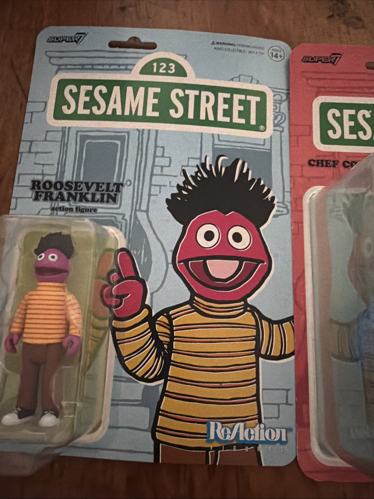 Super 7 Franklin/cookie Monster Set Sesame Street