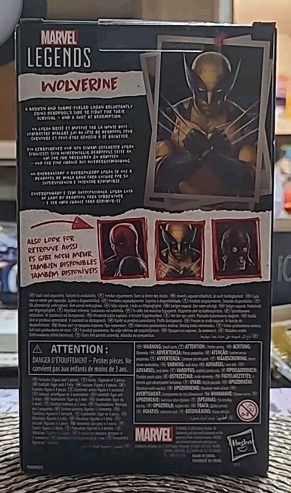 Hasbro Marvel Legends Deadpool & Wolverine “WOLVERINE” Action Figure! Brand New!