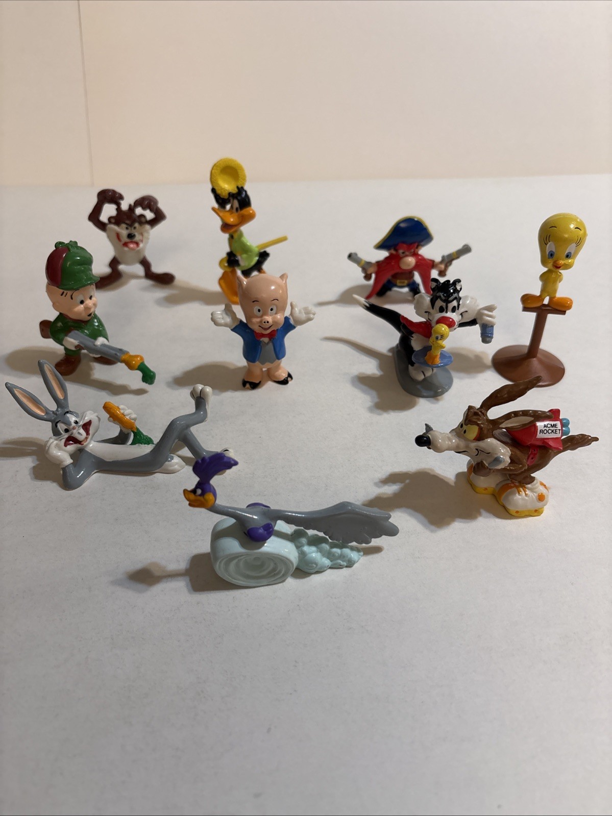 Applause 1988 PVC Looney Tunes Warner Figures Toys Lot Of 10 Bugs Taz Elmer Fudd