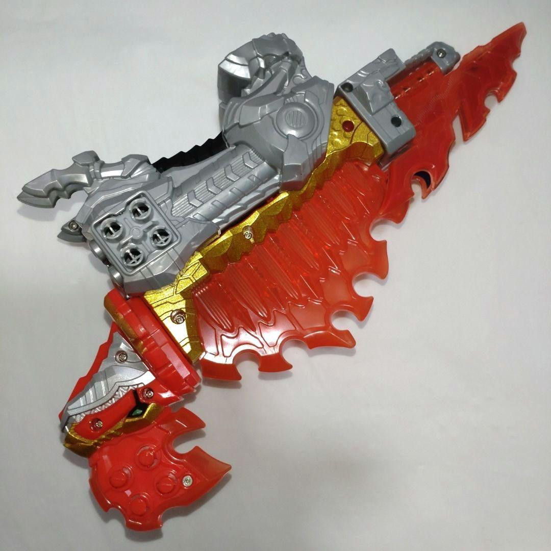 Power Rangers Dino Fury Ryusoulger DX Dime Volcano Dimetro Blazing Megazord Used
