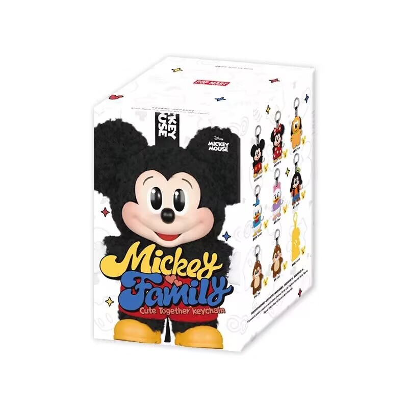 Authentic Mickey Family Cute Together Keychain Series Blind Box Confirmed Figure