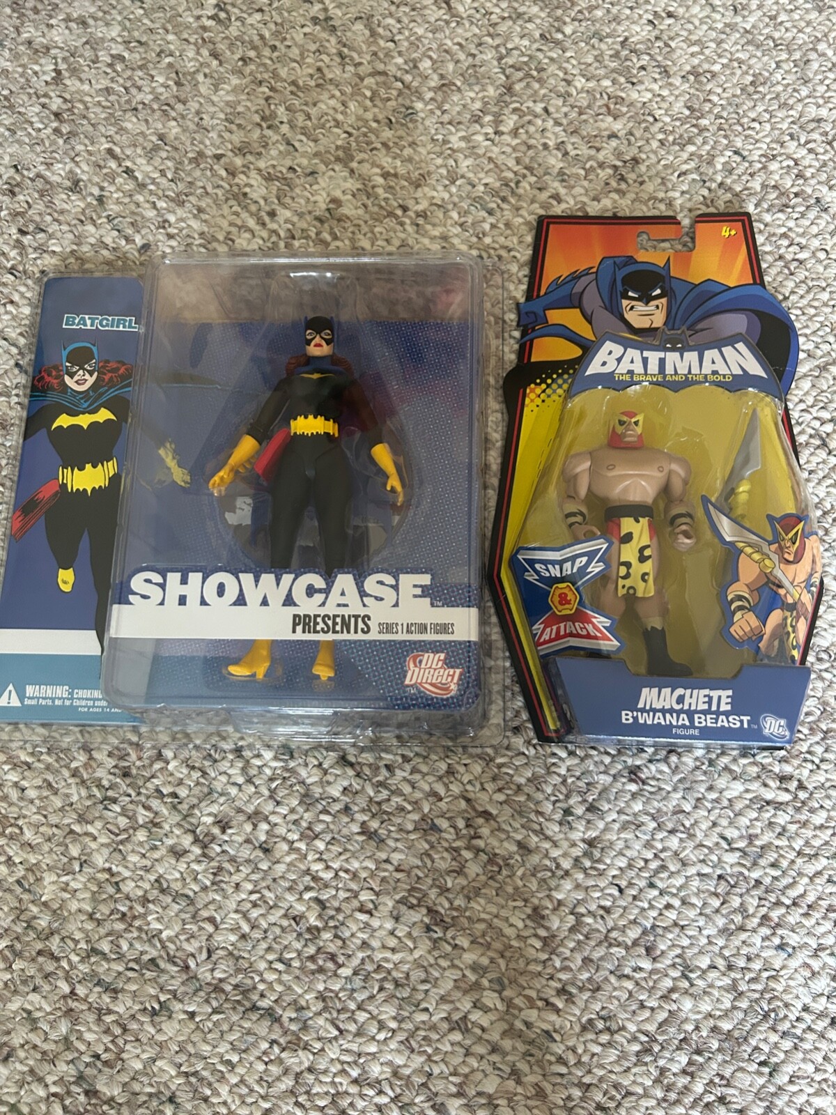 Batman The Brave And The Bold Machete B\’Wana Beast & SHOWCASE BATGIRL