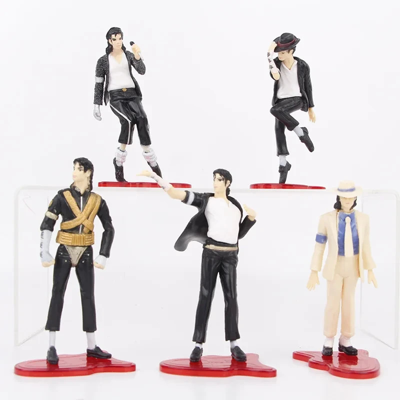 Michael Jackson PVC Action Figure Set 5pcs Collectible Model Toys 11cm Toys Gift