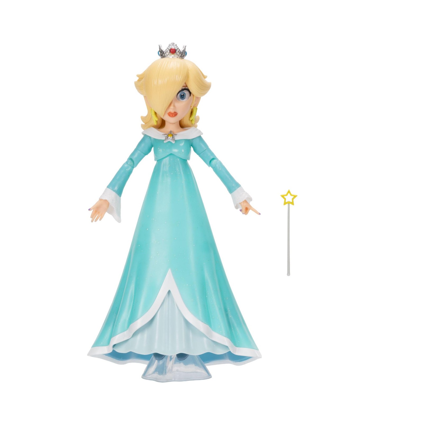 The Super Mario Galaxy Movie 5” Action Figures Series 1 – Rosalina Figure wit…