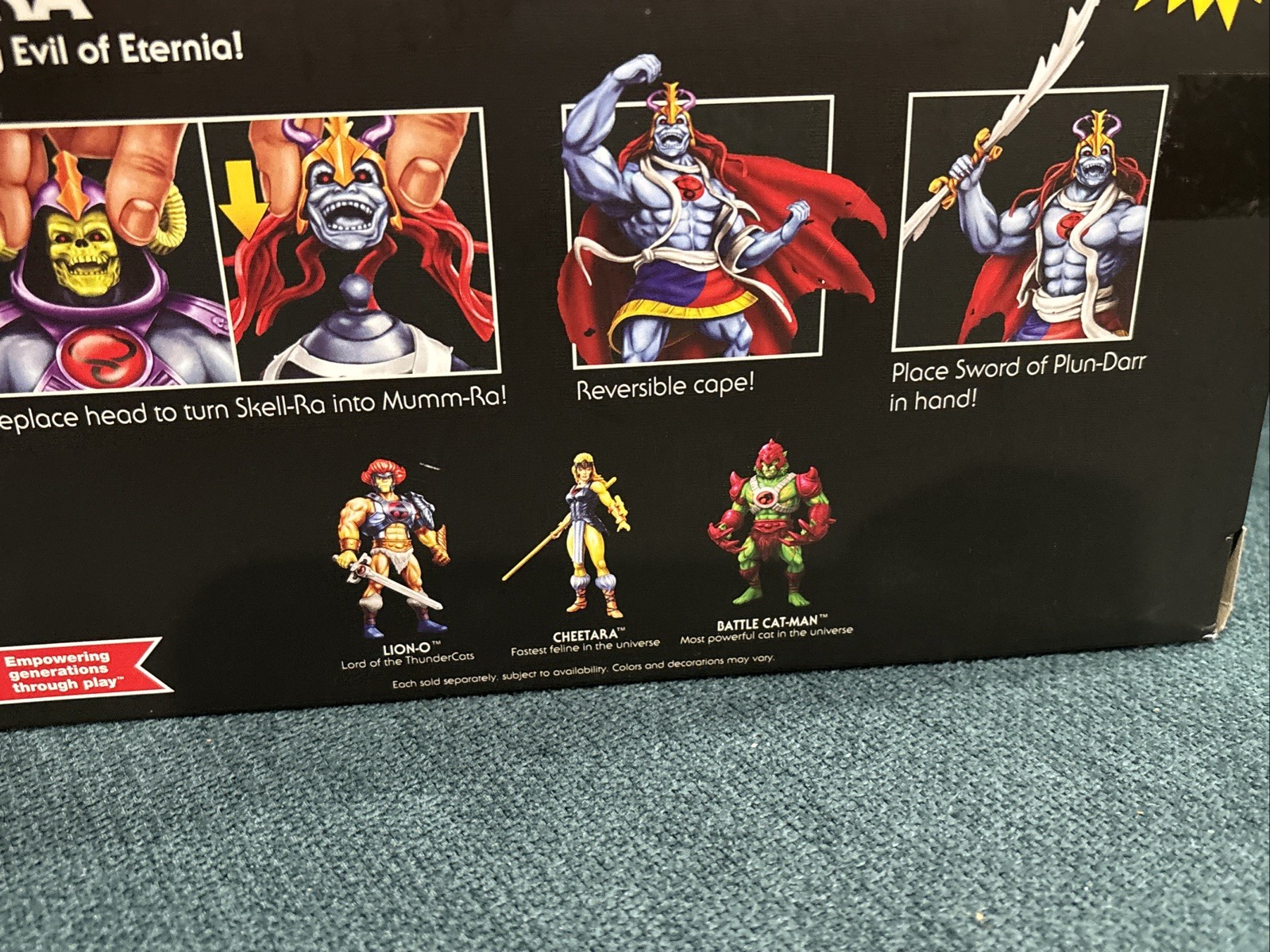 Masters Of The Universe X Thundercats Skell-Ra Figure Unpunched NEW from Mattel