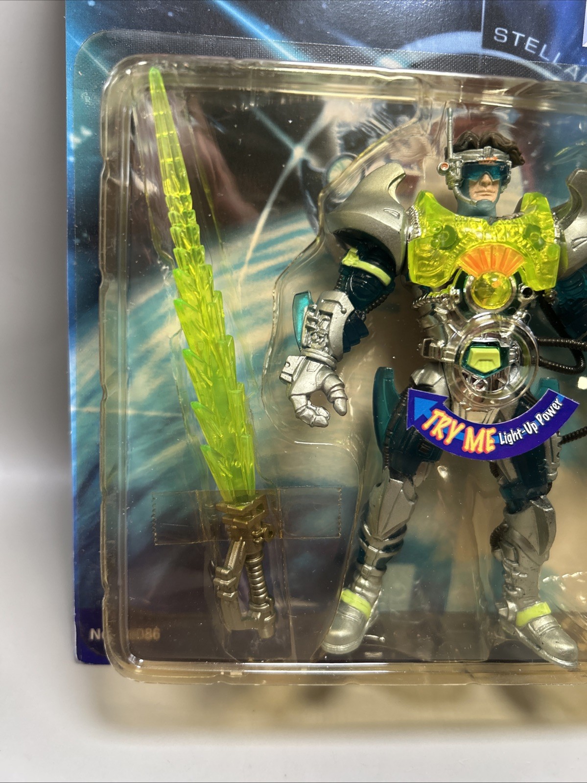 VINTAGE CHAP MEI STELLAR FORCE LIGHT UP ACTION FIGURE PLAYSET New Old Stock