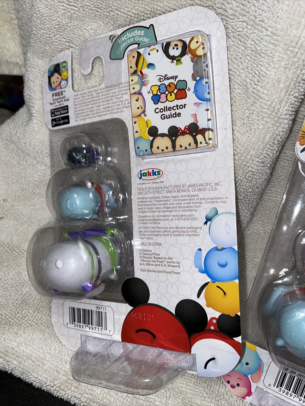 (2) Disney Tsum Tsum Three Collect’em Stack’em Toys 6+ Years Old Series 1 And 2