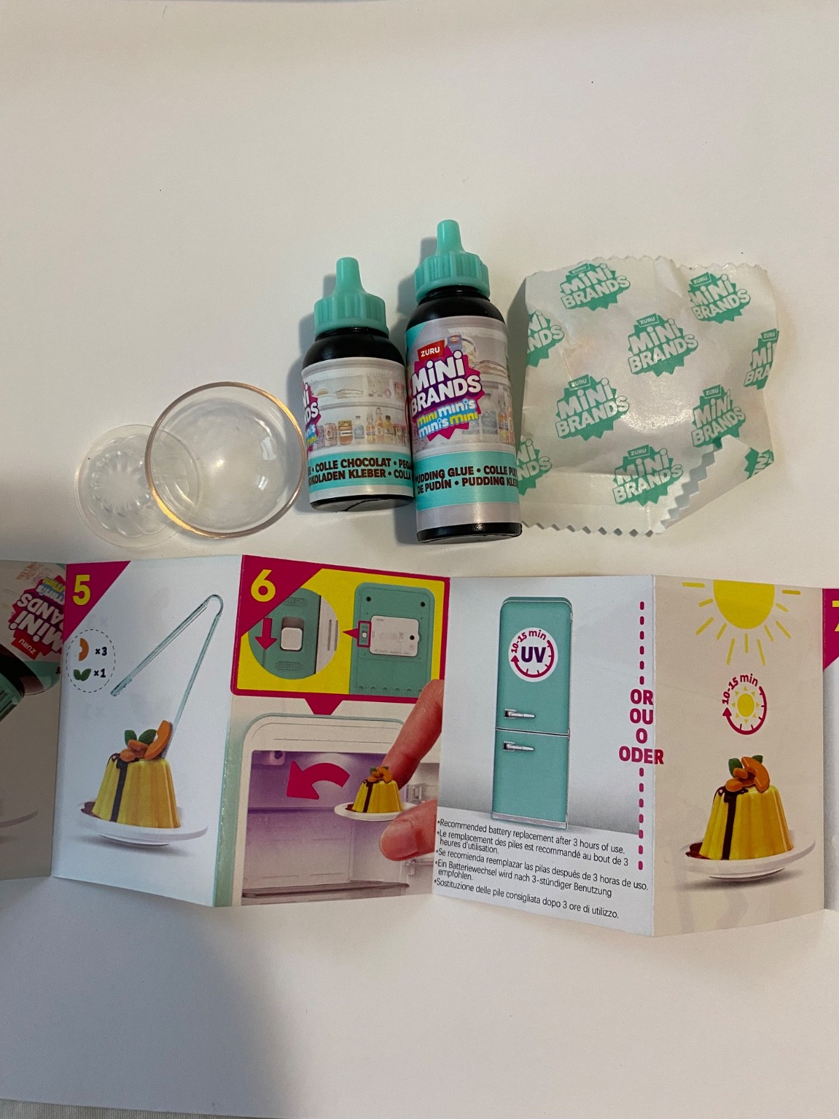 Mini Brands Fill the Fridge Pudding Dessert Legendary Create Miniature Kit