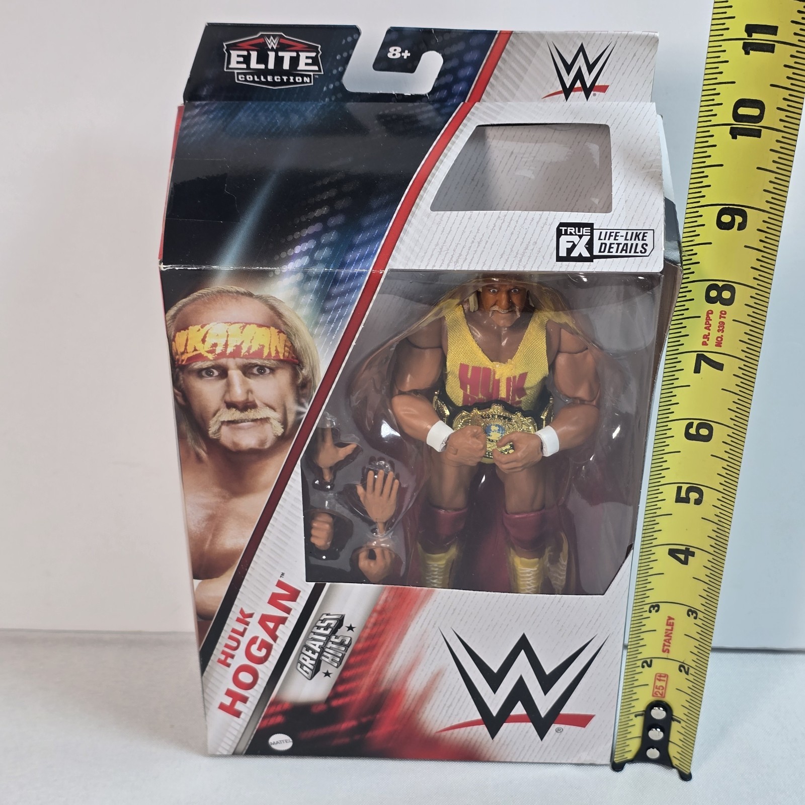 Hulk Hogan – WWE Elite Greatest Hits 2024 Mattel Action Figure READ* Box Wear*