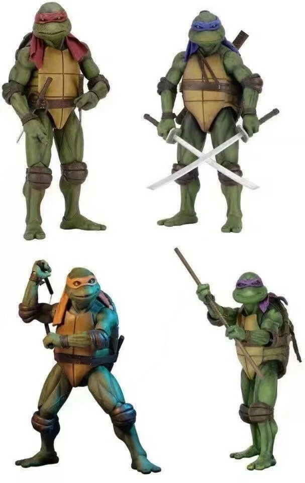 NECA Ninja Turtles 1990 Movie TMNT Teenage Toys Mutant 7″ Action Figure – BNIB