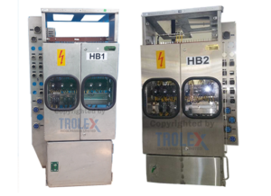 Electric locomotive panels